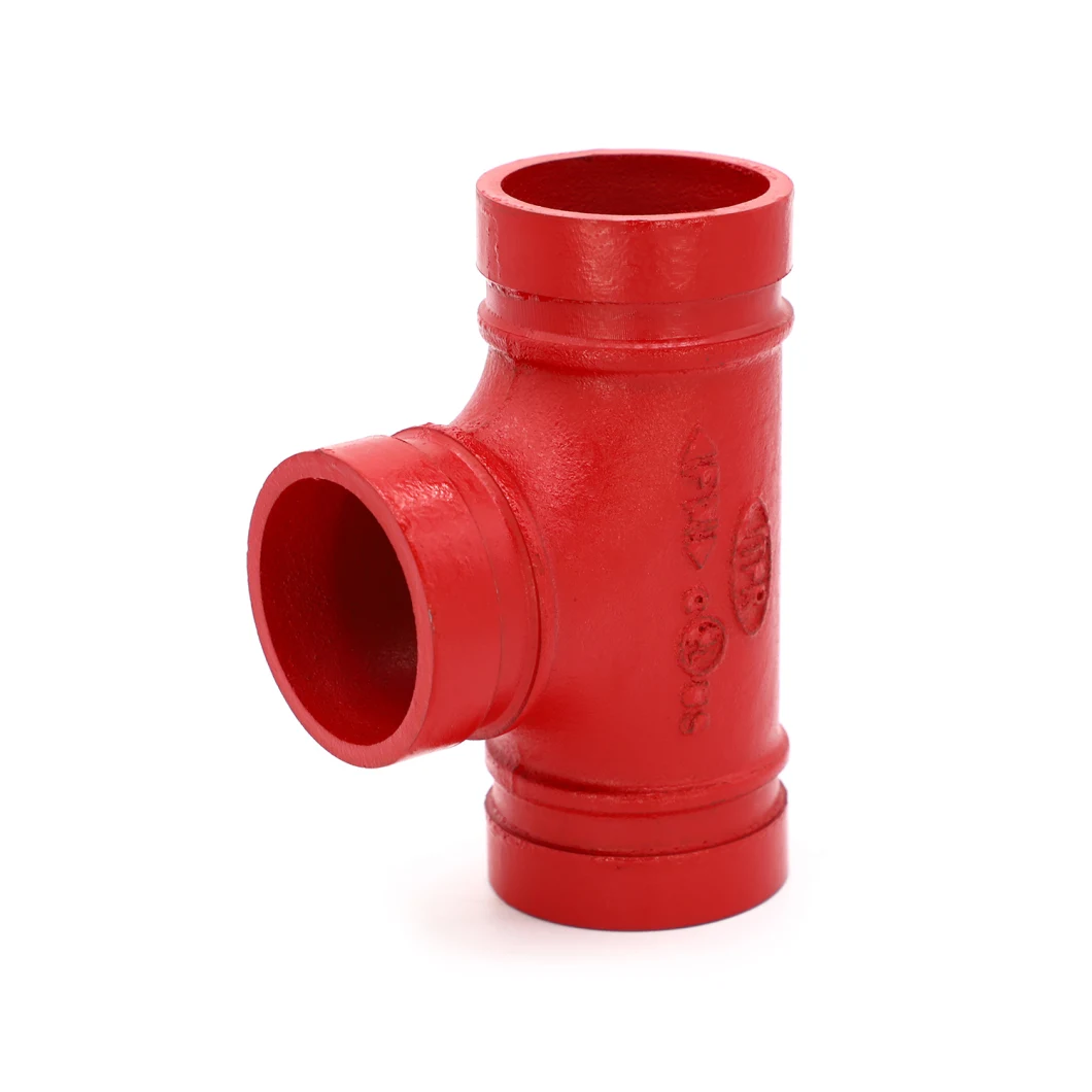Factory Reducer Grooved Coupling Pipe Fitting Flange 90 Degree Bend Ductile Iron