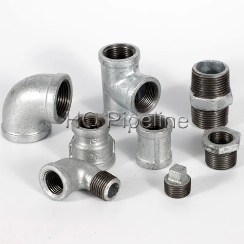 Banded/Beaded Galvainazed /Black Malleable Iron Pipe Fittings