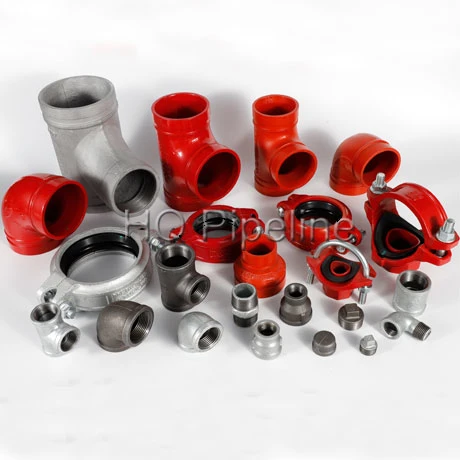 China Factory Price Ductile Iron Grooved Pipe Fittings with UL &amp; FM