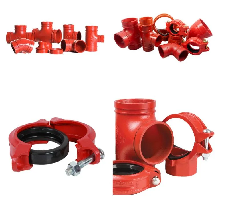 UL FM Ductile Iron Cast Iron Grooved Pipe Fittings