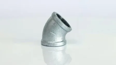 Hotdipped Galvanized Banded Female 45 Degree Elbow Malleable Iron Pipe Fittings