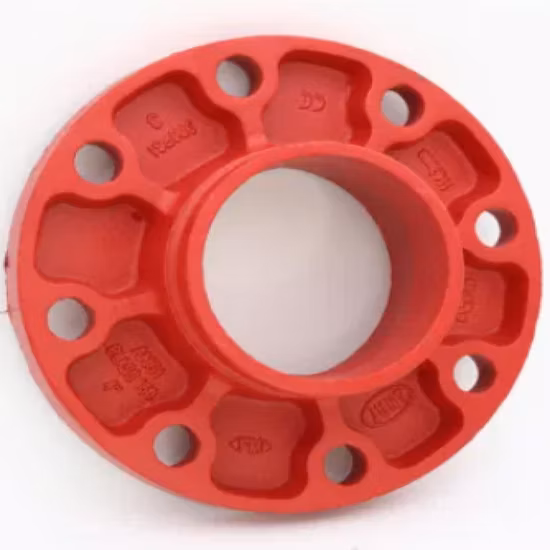 Ductile Iron Flange Adaptor Grooved Pipe Fitting