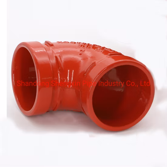UL FM Ductile Iron Cast Iron Grooved Pipe Fittings
